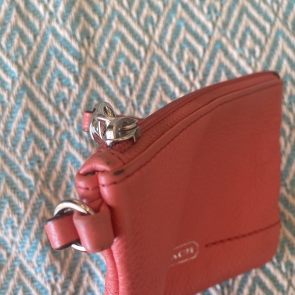 Coach Wristlet (Peach) w/Silver Hardware - Picture 10 of 10